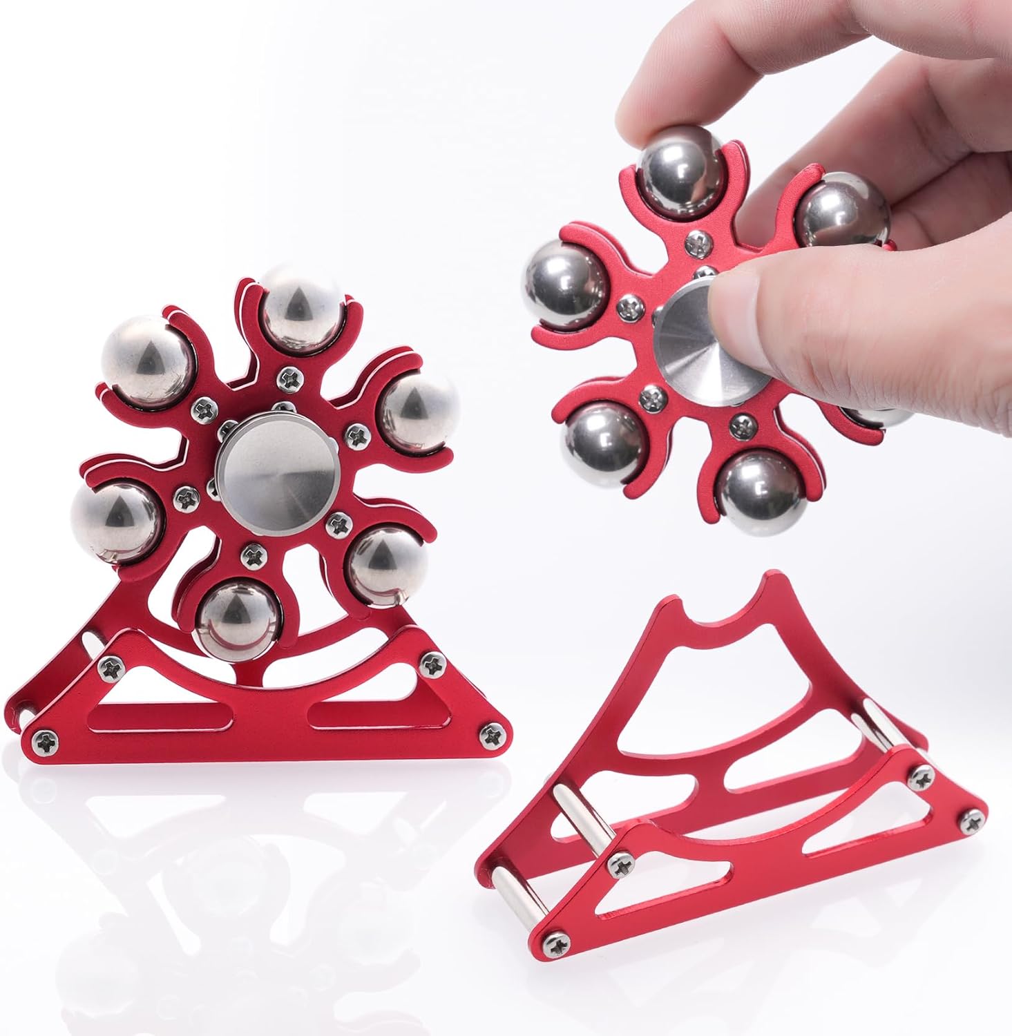 Desk-Fidget-Toys for Ferris-Wheels-Spinner: Metal Kinetic-Spinner 4mins, Cool-Gadgets for Kid