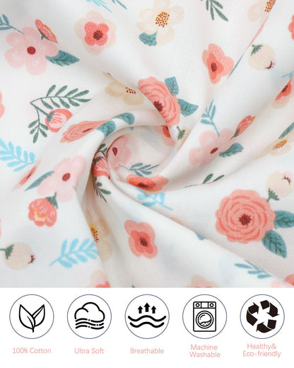 ALVABABY Toddler Pillowcases Fits 14x20in,13x18in Kids Cotton Baby 2 Packs Envelope Kids Pillow