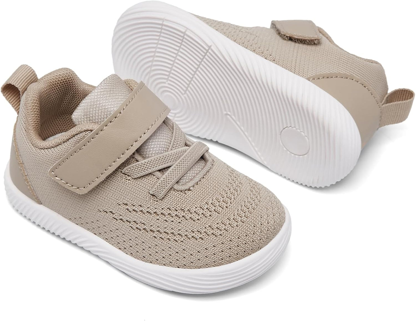 MORENDL Toddler Sneakers Baby Boys & Girls Barefoot Shoes Lightweight Breathable Walking Running