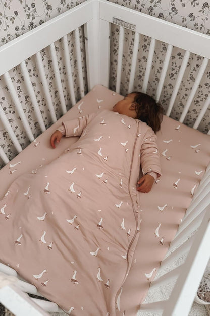 GUNAMUNA Unisex Long-Sleeve Sleep Sack, Wearable Sleep Bag for Babies and Toddlers, Soft Rayon, 1.0