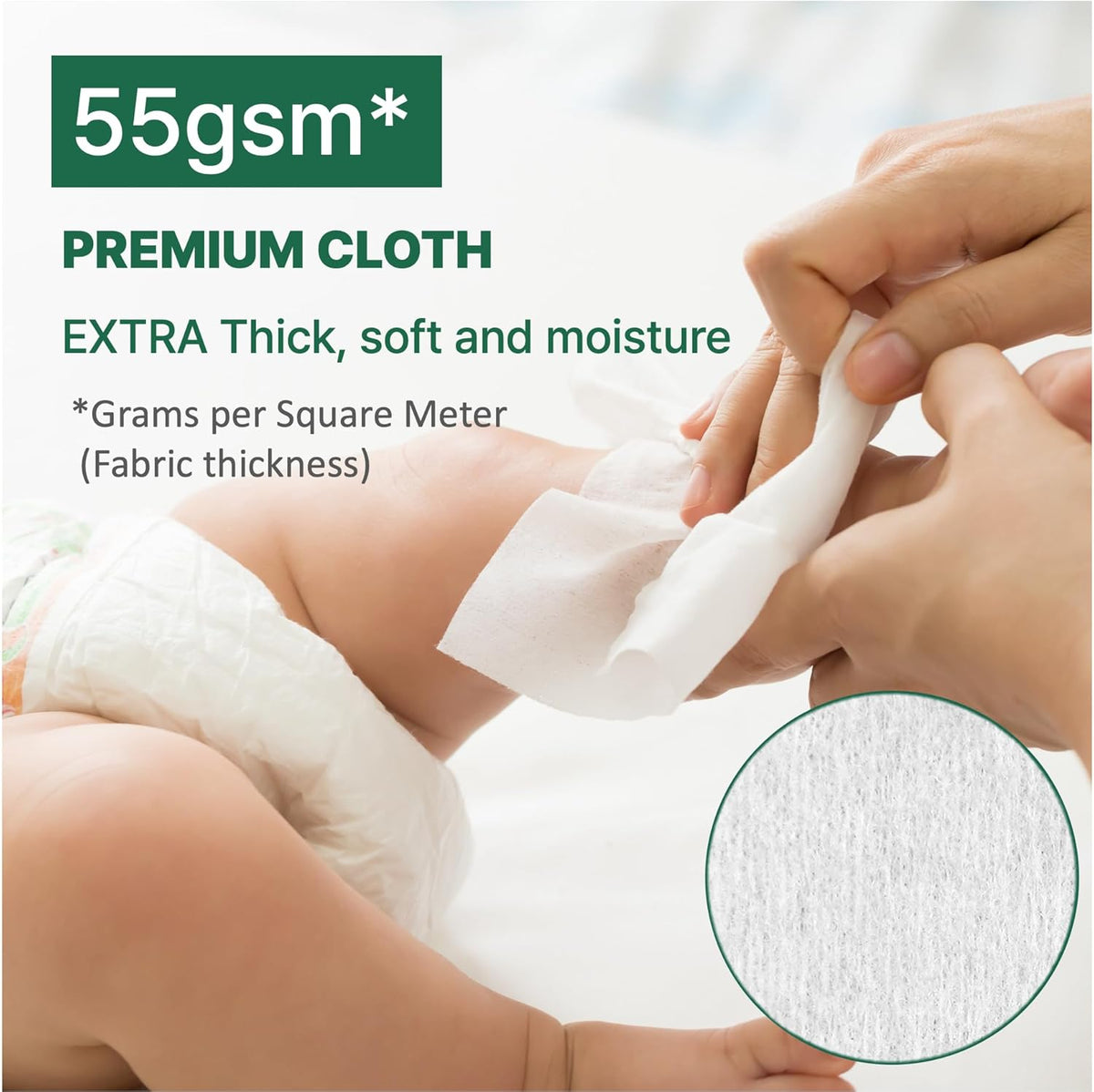 BEBESUP- Korea’s #1 Zero Harsh Chemicals Baby Wipes- Water Based Hypoallergenic Unscented