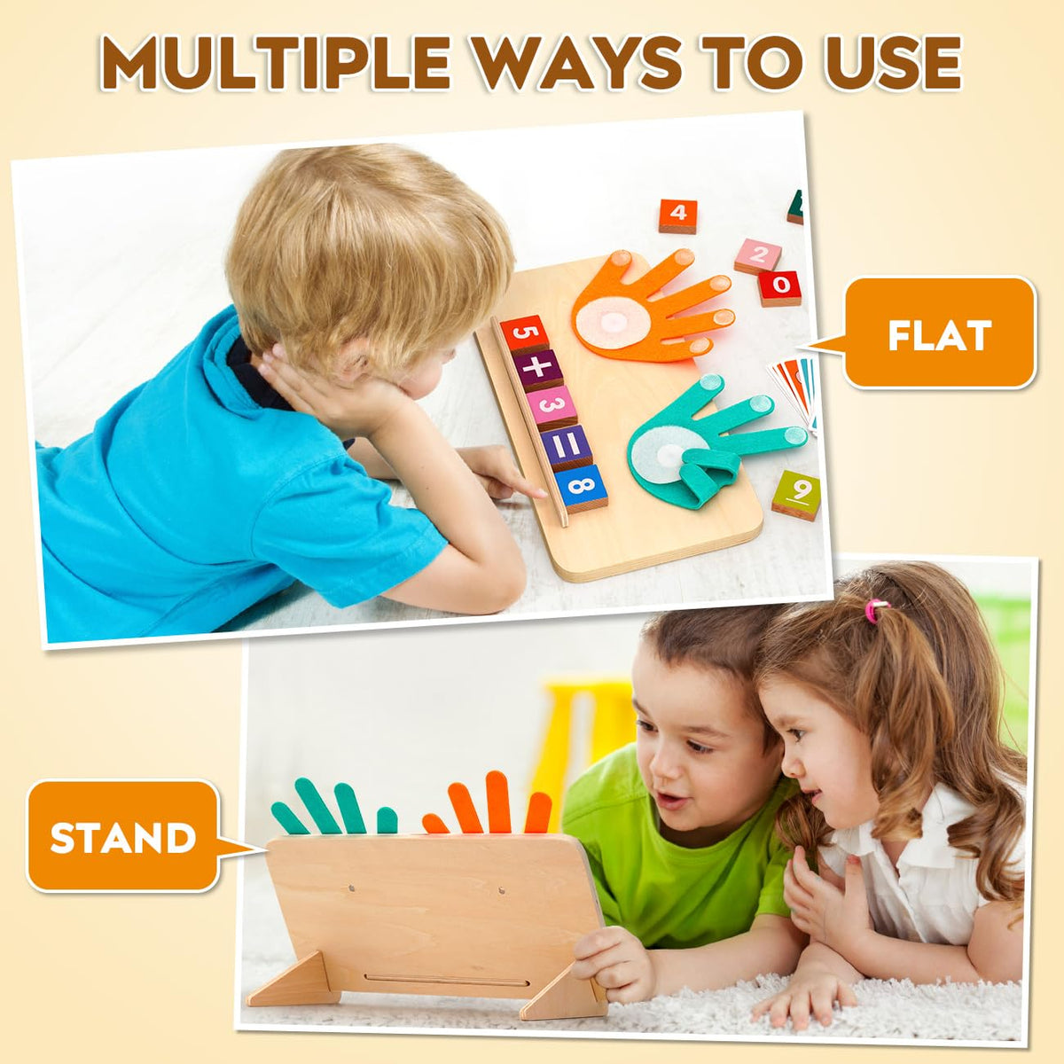 MOTREE Preschool Math Manipulatives Learning Toys for Toddlers 2-4