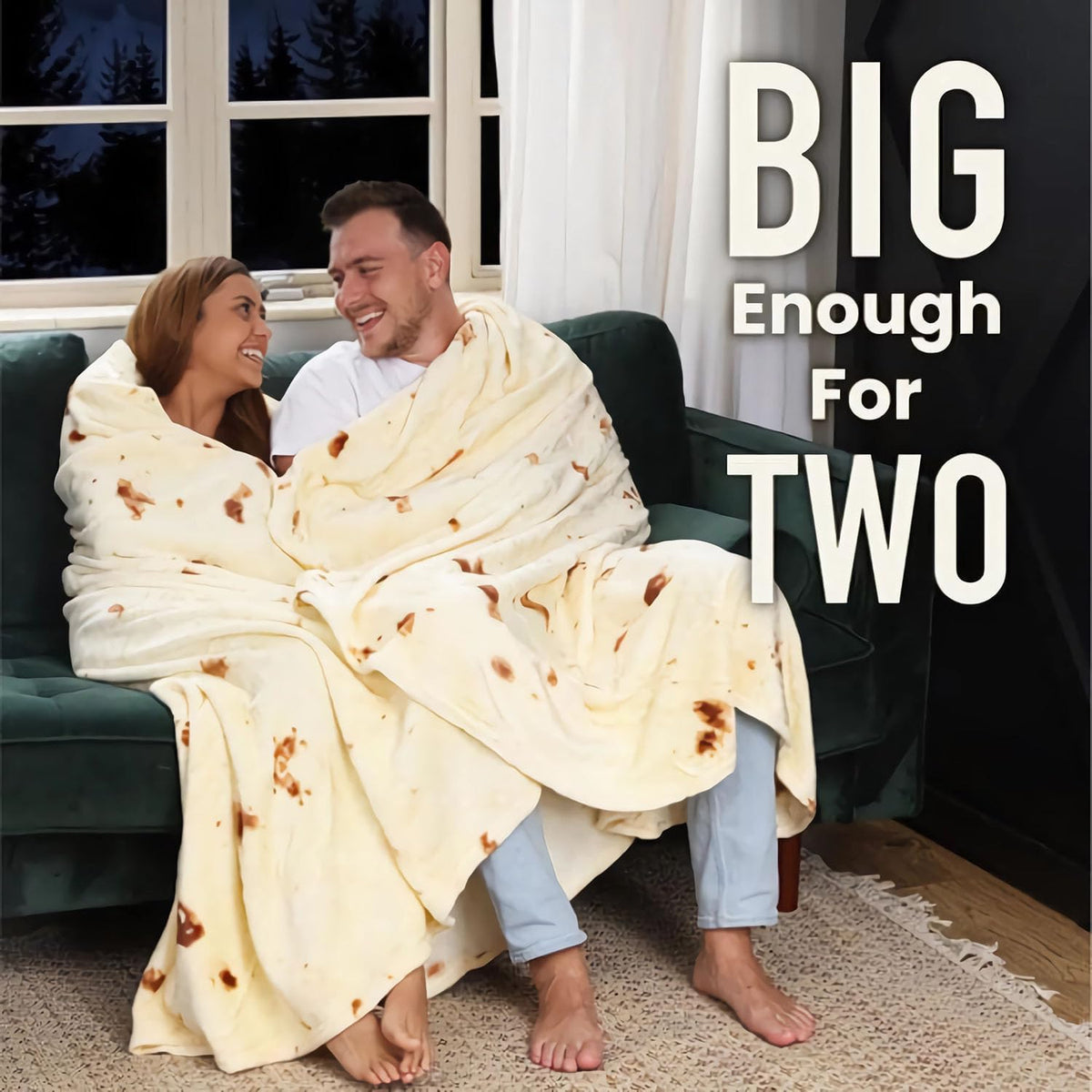 74in Burrito Tortilla Blanket White Elephant Gifts for Adults Useful Taco Throw Blankets Woemn Men