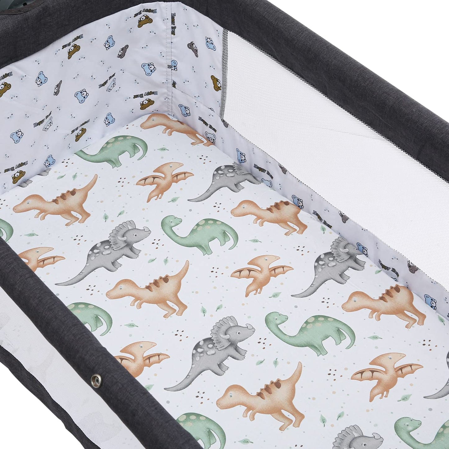 Pack n Play Sheet Stretchy Fitted Portable Mini Crib Sheets Set 3 Pack,Playard Sheets Convertible