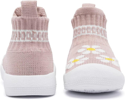 Eashi Baby Boy Girl Non-Skid Indoor Infant Walking Shoes Breathable Warm Elastic Sock Shoes with