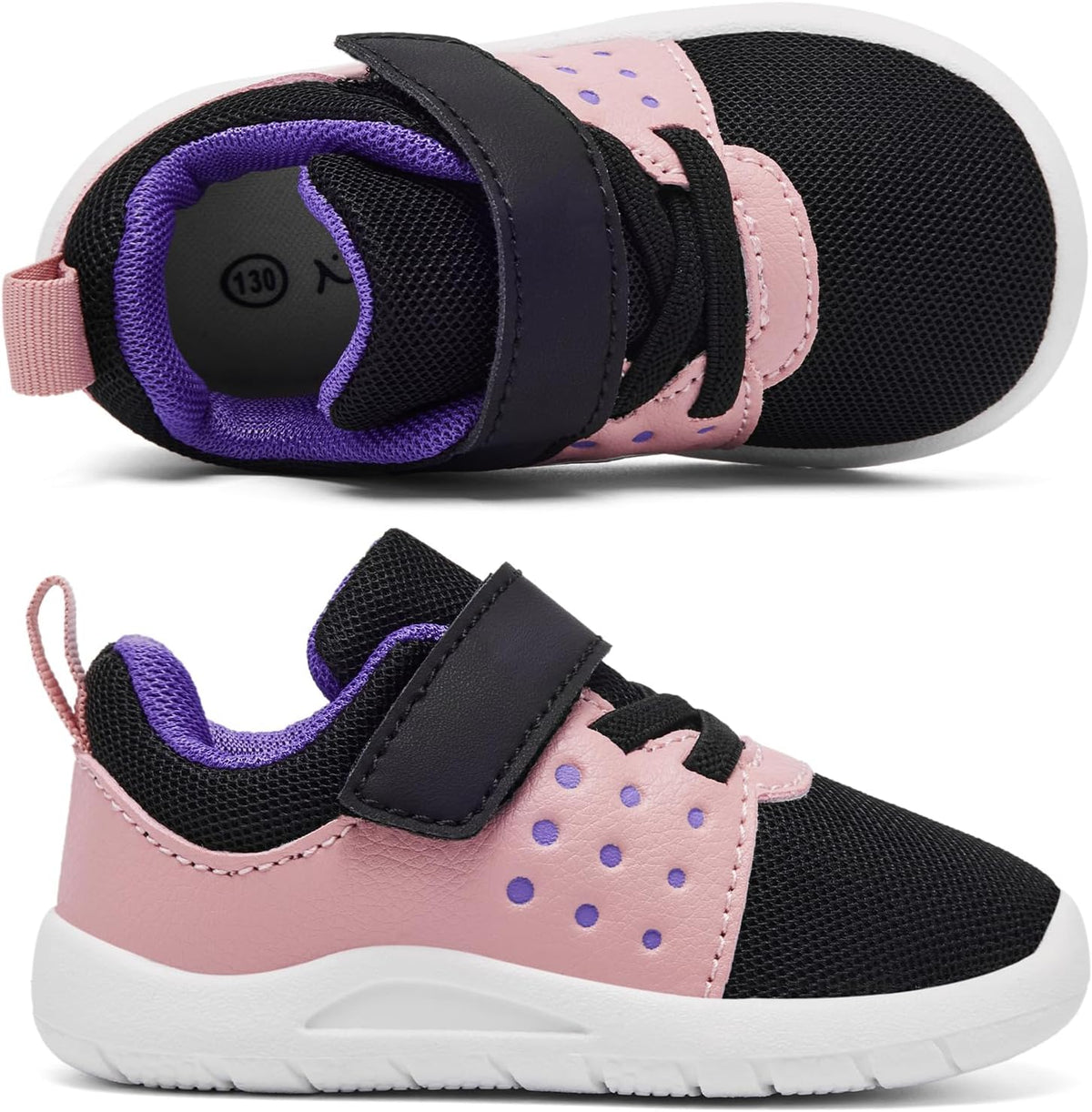 MORENDL Toddler Baby Shoes 0-4 Years Boy Girl Lightweight Breathable Non-Slip Sports Sneakers