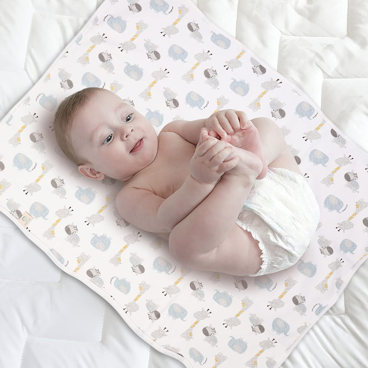 Large Baby Diaper Changing Pads Soft Cotton Waterproof Changing Pad for Baby 27.5X37.5 inches