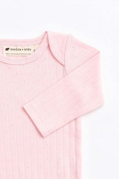 MONICA + ANDY Baby Organic Long Sleeve Jack and Jill Bodysuit