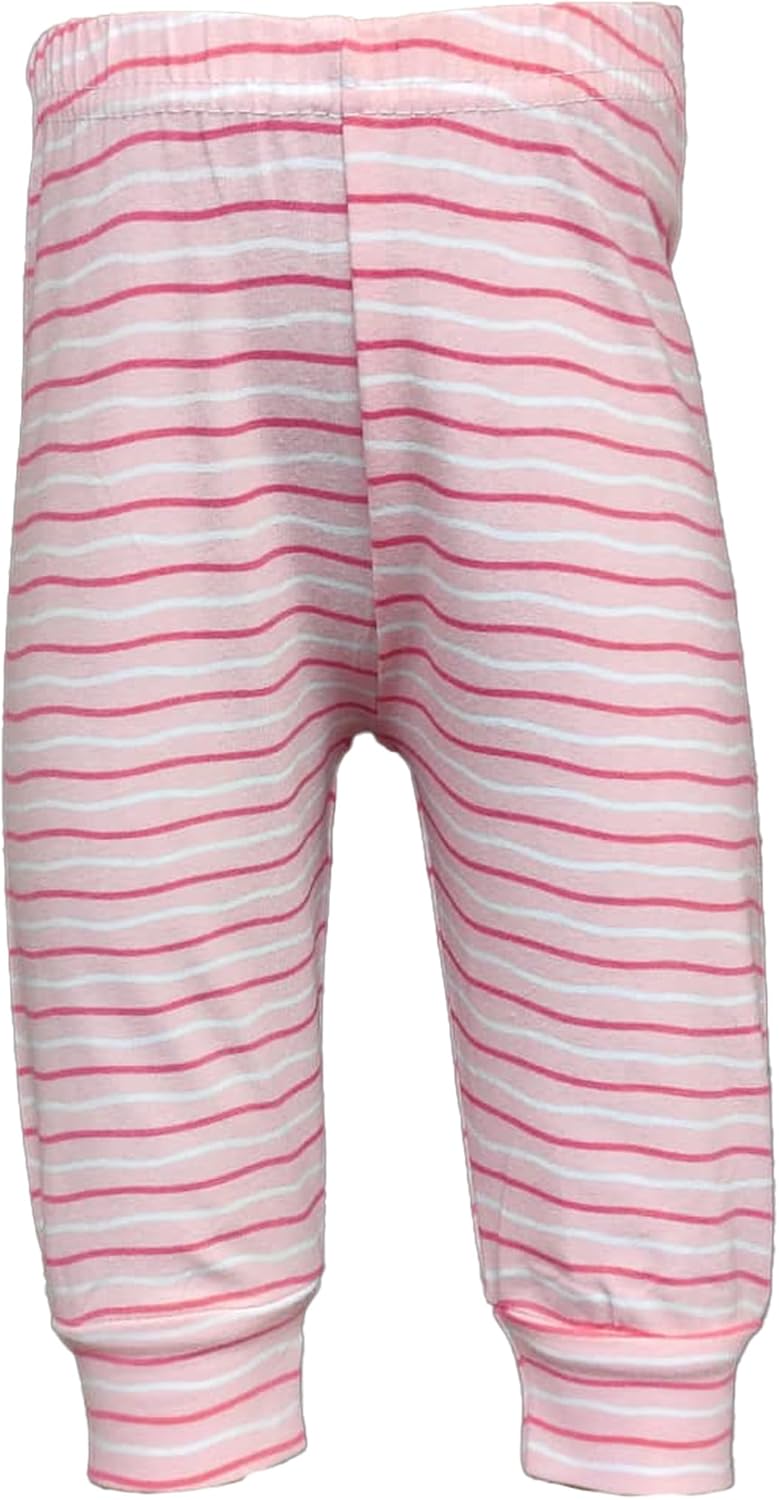 123 Bear Infant and Toddler Soft Cotton Spandex Boys and Girls Pants Multipacks