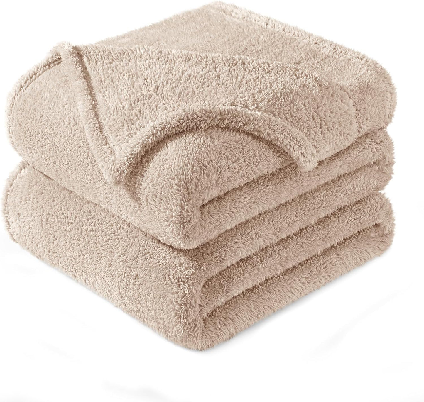 Exclusivo Mezcla King Size Flannel Fleece Blanket, Super Soft Velvet Plush Bed Blanket, Fuzzy Cozy