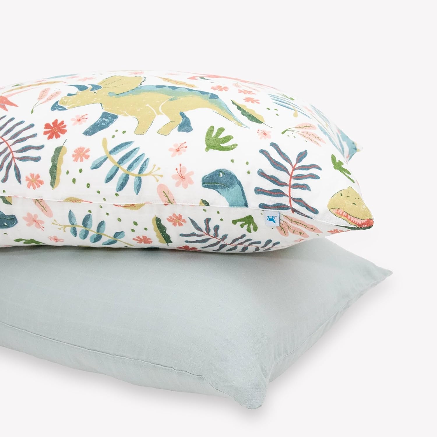 Little Unicorn Standard Pillowcase 2 Pack | Super Soft & Breathable Muslin Fabric | Snug Envelope