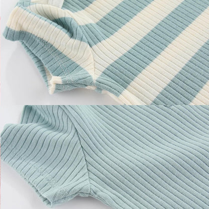 Newborn Baby Boy Girl Short Sleeve Bodysuits Cotton One-Piece Baby Clothes 6-Pack
