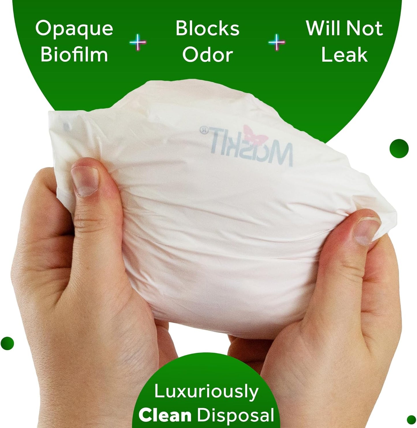 MaskIT Diaper Disposal Bags | Eliminate Odor With Our Patented Odor Blocking Diaper Disposal Bags |
