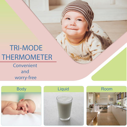 Amplim Non-Contact Forehead Thermometer for Adults, Kids & Infants | Ampmed No-Touch Medical Grade