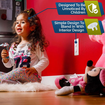 Outlet Covers Baby Proofing (50 Pack) Safe & Secure Electric Plug Protectors | Sturdy Childproof