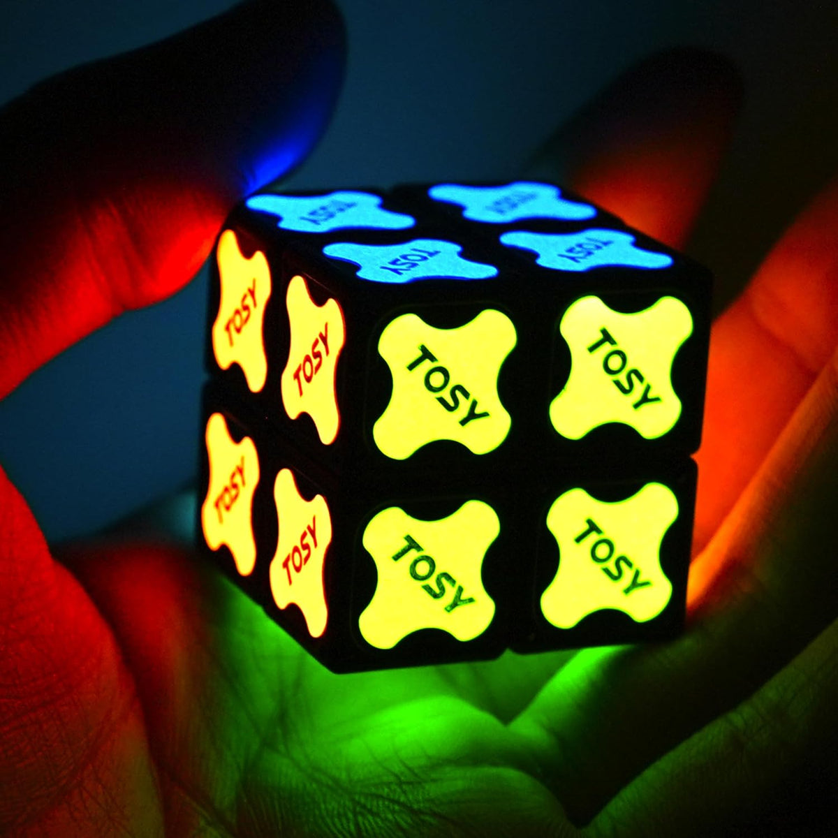 TOSY Magnet Cube 2x2 - 8 Blocks, 2 in 1 Toy: 2x2x2 Puzzle Cube and Customizable Infinity Cube