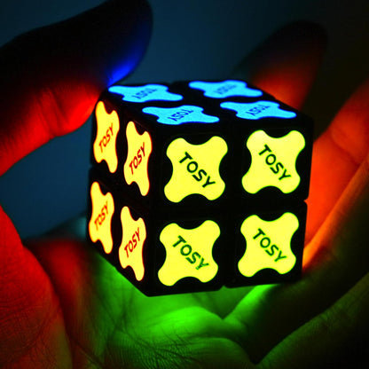 TOSY Magnet Cube 2x2 - 8 Blocks, 2 in 1 Toy: 2x2x2 Puzzle Cube and Customizable Infinity Cube