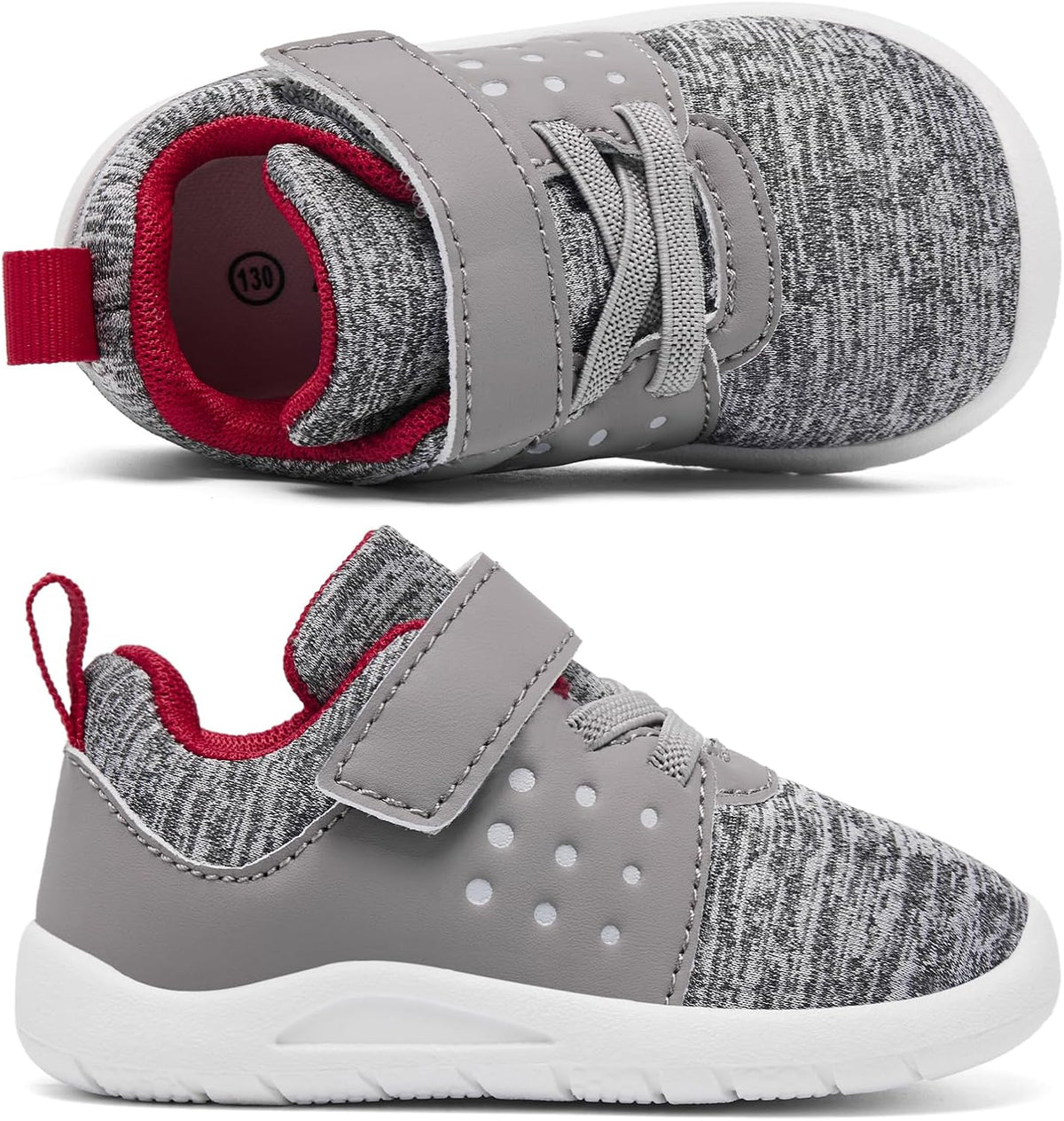 MORENDL Toddler Baby Shoes 0-4 Years Boy Girl Lightweight Breathable Non-Slip Sports Sneakers