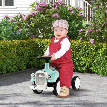 HONEY JOY Ride On Push Car, Outdoor Toddler Riding Toys w/Steering Wheel, Horn & Storage
