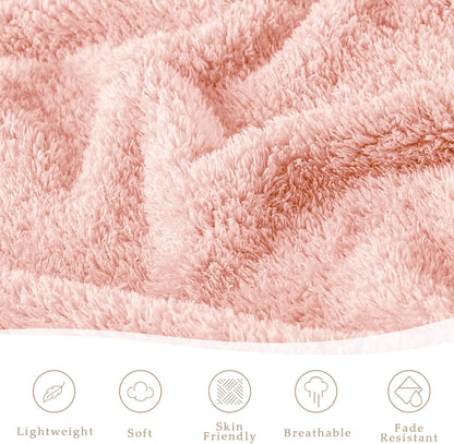 Exclusivo Mezcla Fleece Blanket for Couch, Soft and Cozy Queen Blankets for Women Men Girls Kids