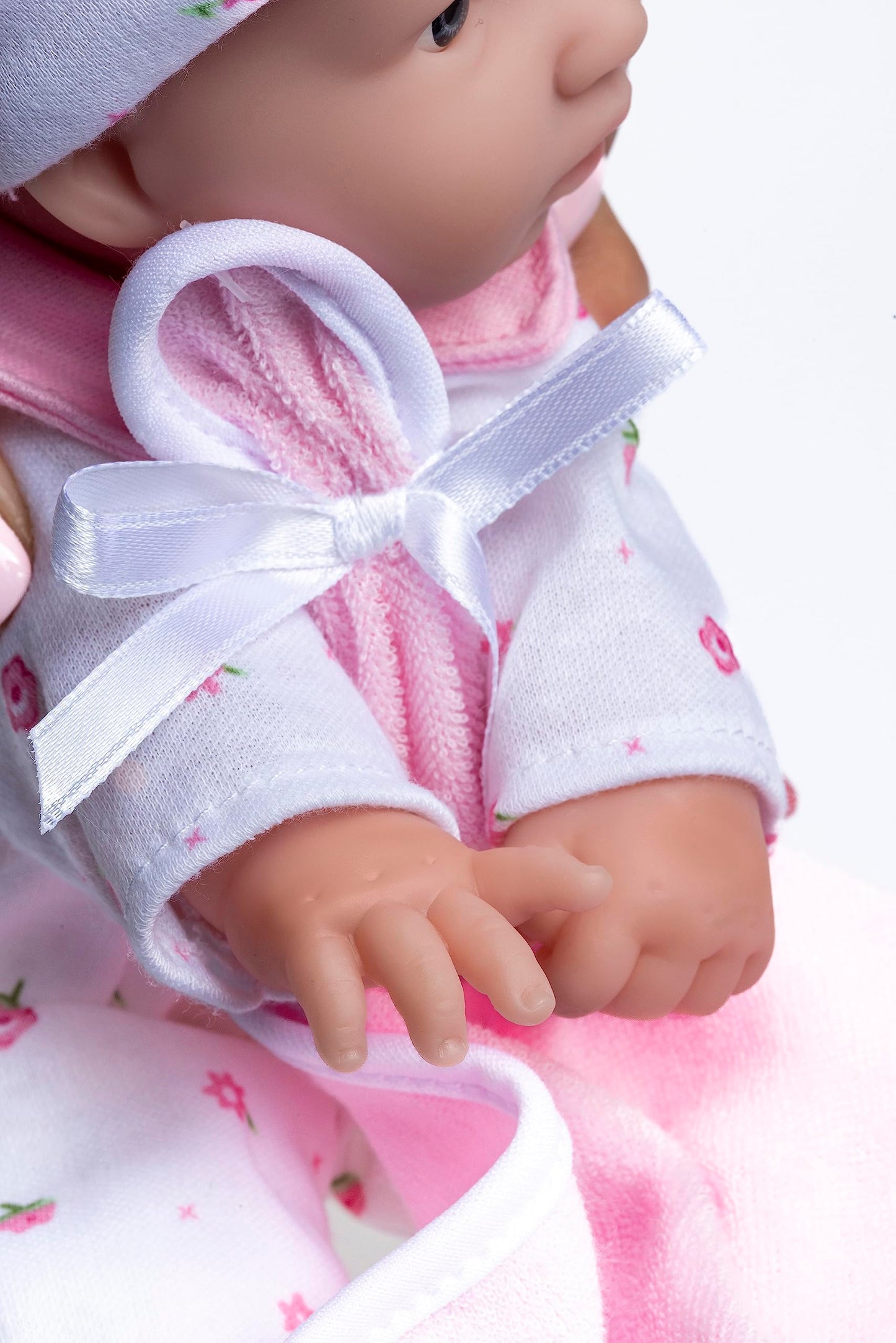 JC Toys La Baby Caucasian Baby Doll Set – 11 Inch Soft Baby Doll | Washable |Removable Pink Outfit