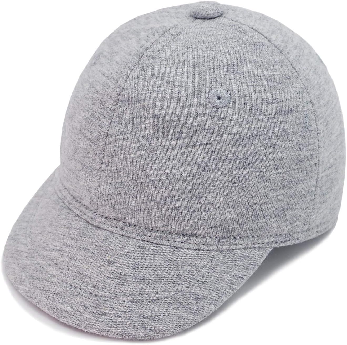 Keepersheep Baby Baseball Cap Infant Sun Hat, Cotton Knit with Soft Brim, Adjustable Soft Newborn