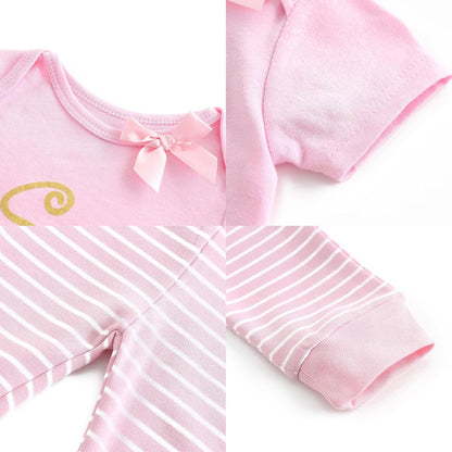 Newborn Layette Gift Set Bodysuits Pants for Baby Girl and Boy 24 Piece 100% Cotton Essentials and