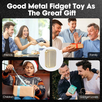 Fidget Slider 3 Layer EDC Gadgets Toy, Metal Magnetic Haptic Fidget Toys for Adults