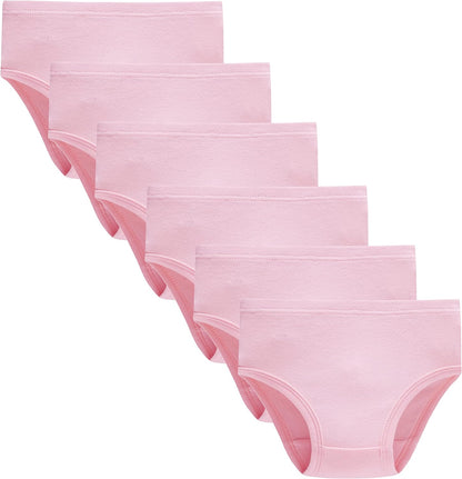 Cadidi Dinos Little Girls' Soft Cotton Underwear Kids Cool Breathable Comfort Panty Briefs Toddler