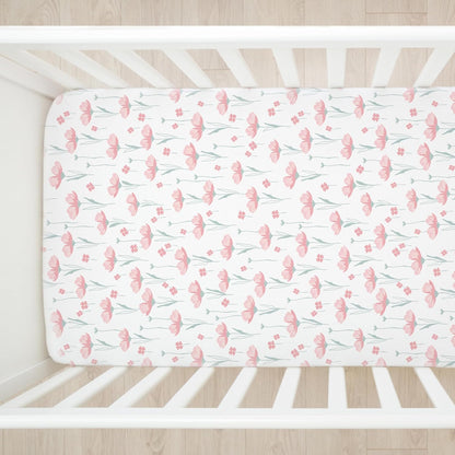 HonestBaby Unisex-Baby Fitted Crib Sheets Set Standard Mattress, 100% Organic Cotton Baby Boys