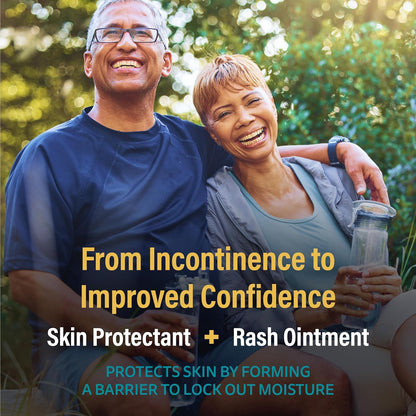 A+D Incontinence Support Skin Protectant & Rash Ointment – Treats & Prevents Incontinence Rash