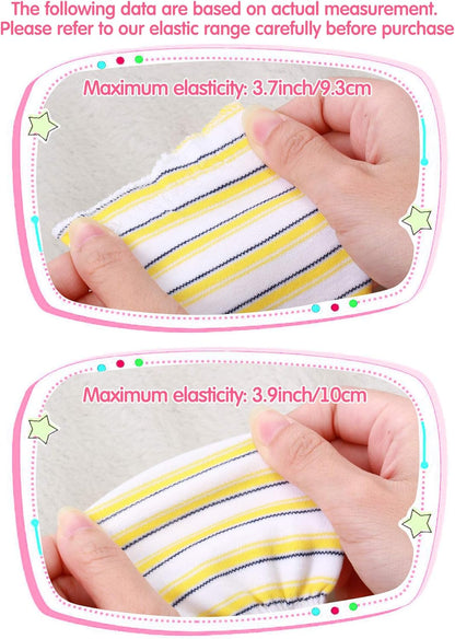 24 Pairs Newborn Baby Mittens Unisex Cute Glove No Scratch Baby Mittens Gloves for 0-6 Months Boys