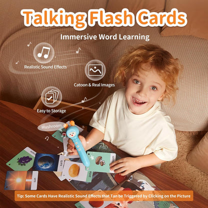 alilo Talking Pen Books Sets for Toddlers 2-6, Kids Learning Electronic Toys, Early Educational