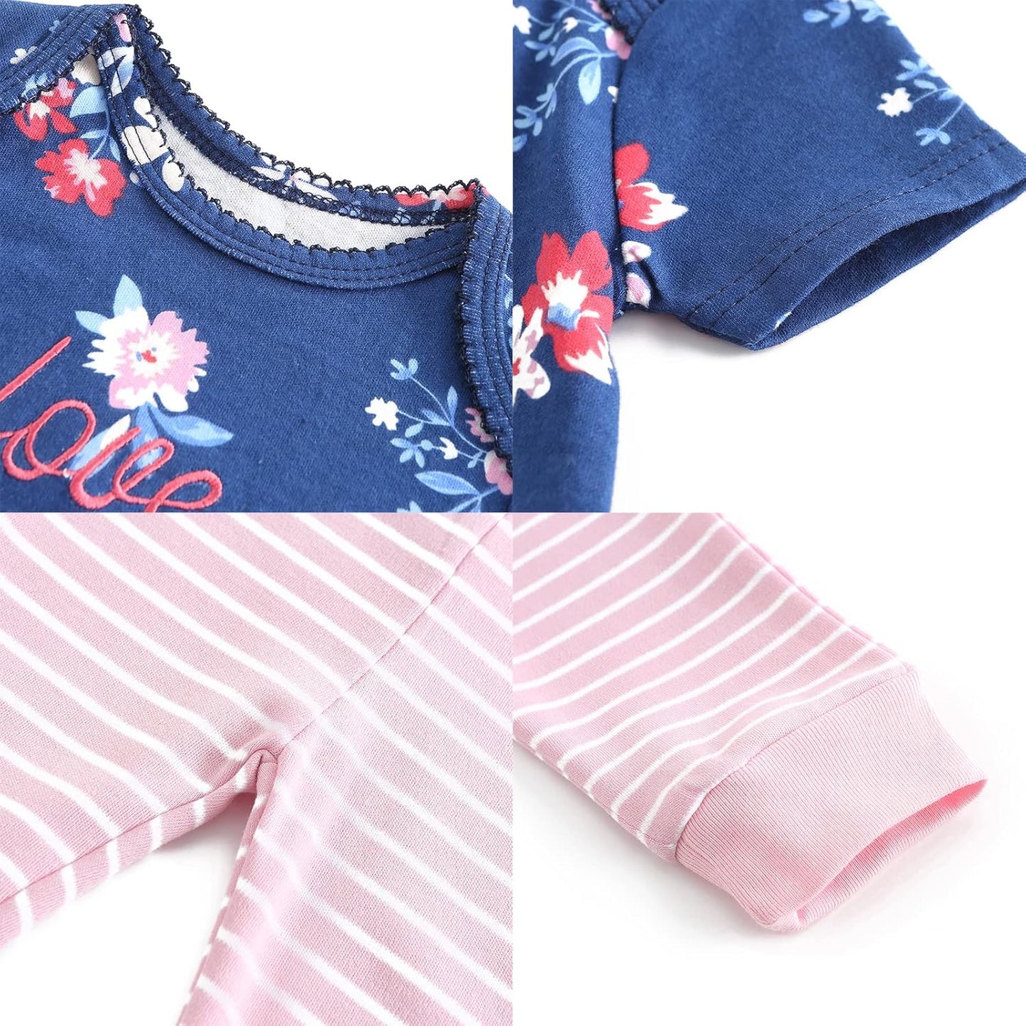 Newborn Layette Gift Set Bodysuits Pants for Baby Girl and Boy 24 Piece 100% Cotton Essentials and