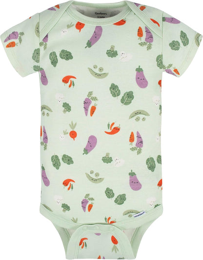 Gerber Baby 8-Pack Short Sleeve Onesie Bodysuits