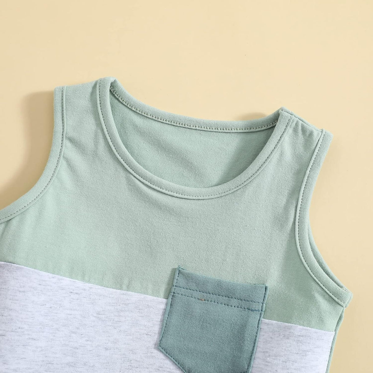 Kupretty Baby Boy Summer Clothes Sleeveless Tank Tops Vest T-Shirt + Casual Shorts Toddler Outfits