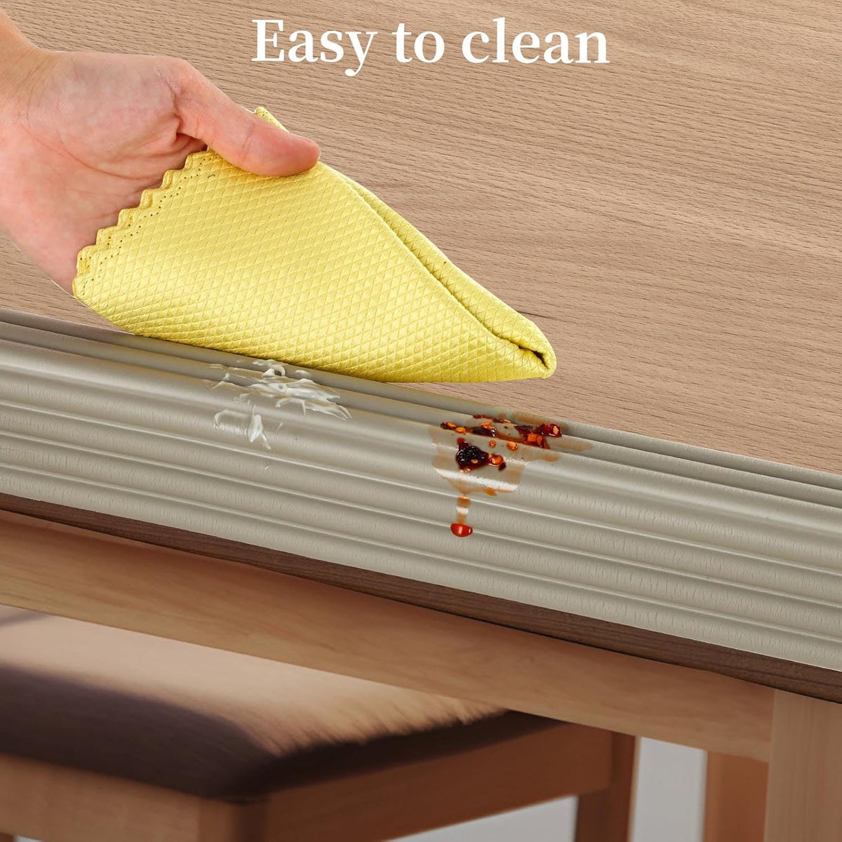 Corner Protector for Baby, Widen Edge Protector with Adhesive Backing, Baby Proofing Edge Corner