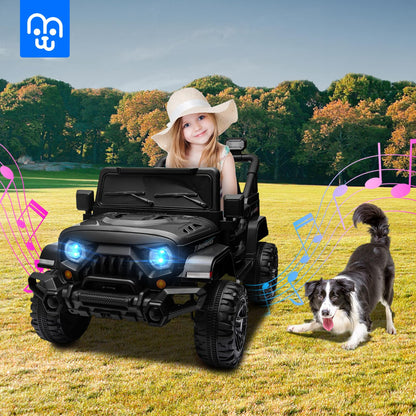 MINIATURE MOTORS 12V Kids Electric Ride on Truck Car Remote Control, Twin 35W Motors 3.5MPH Max