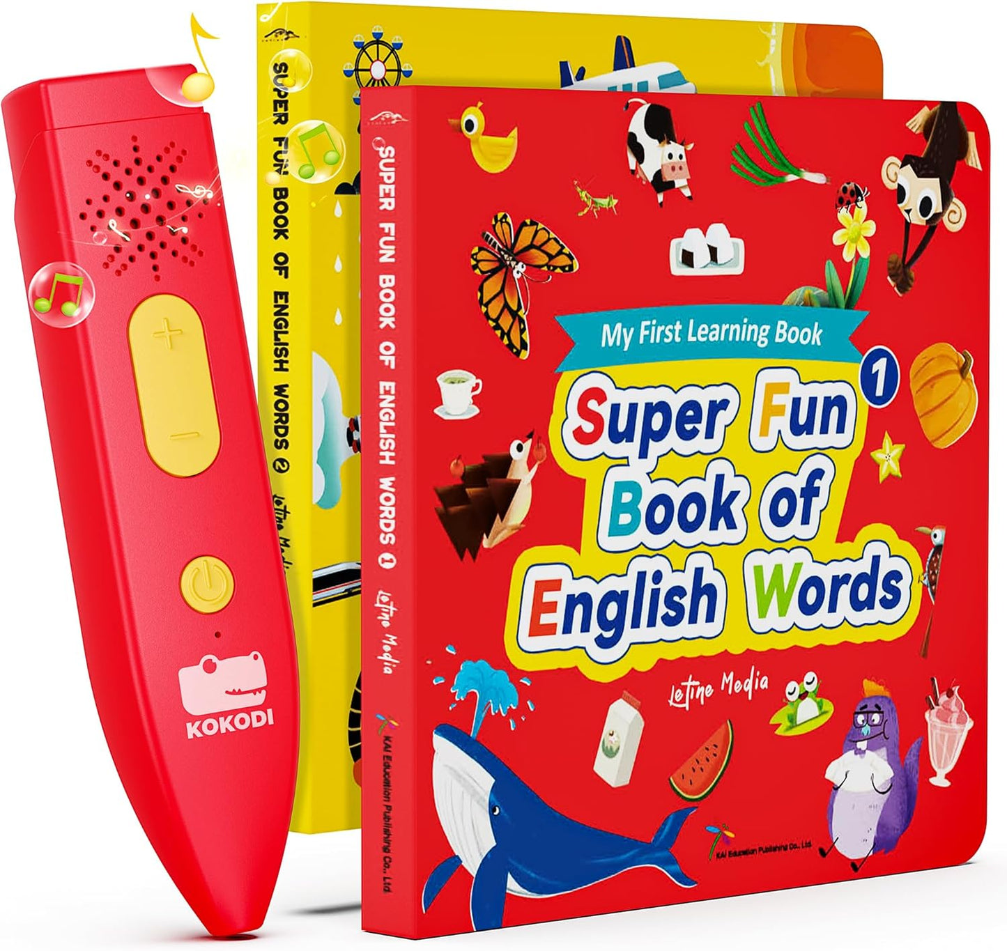 KOKODI Talking Pen Books Sets, Interactive Audio Sound Books Kids Learning Electronic Toys for Boys