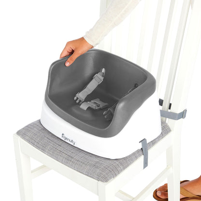 Ingenuity SmartClean Toddler Booster Seat for Kitchen Chair – Lightweight for on-the-go