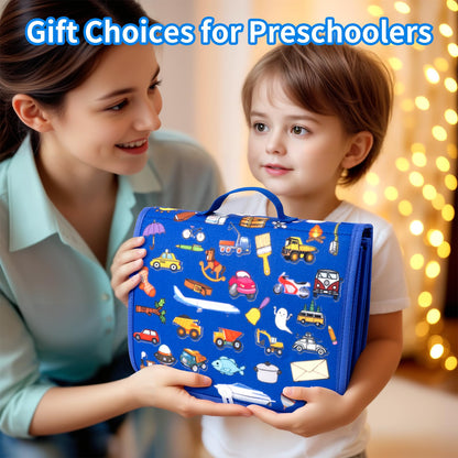 Toddler Busy Board, Montessori Busy Book, Quiet Educational Activity Book