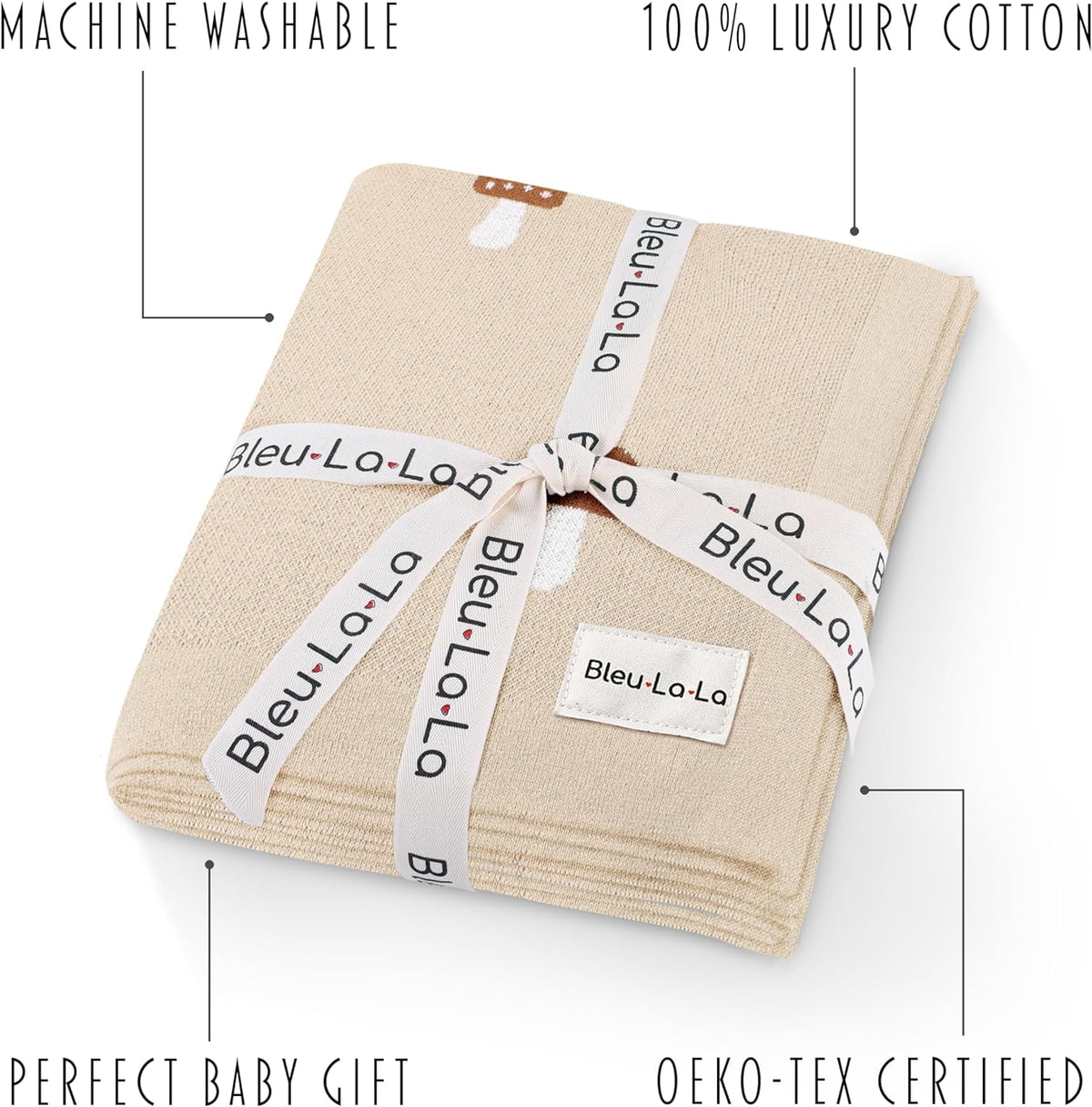 Unisex Baby Swaddle Blanket 100% Cotton Buttery Soft Cozy Receiving Swaddle Crib Stroller Blanket