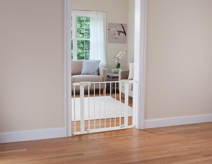 Safety 1st Easy Install Baby Gate for Doorways, Auto-Close Pressure-Mounted Magnetic Latch, Indoor