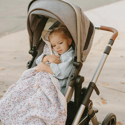 Little Unicorn Newborn Receiving Quilt | Ultra- Soft, Multi-Layered Muslin Fabric | Gift for