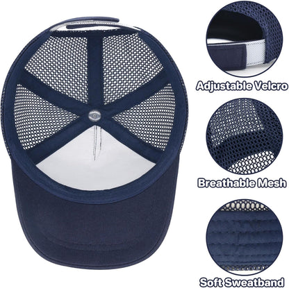 qikqik Baby Baseball Cap Toddler Baseball Hat with Mesh Infant Sun Hat UPF 50+ Baby Ball Cap