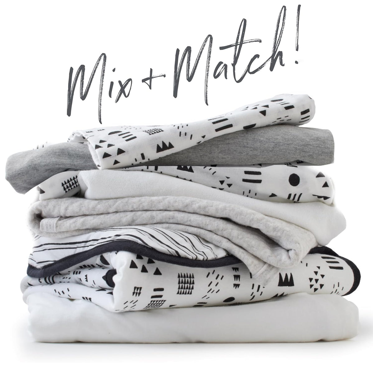 HonestBaby Unisex-Baby Fitted Crib Sheets Set Standard Mattress, 100% Organic Cotton Baby Boys