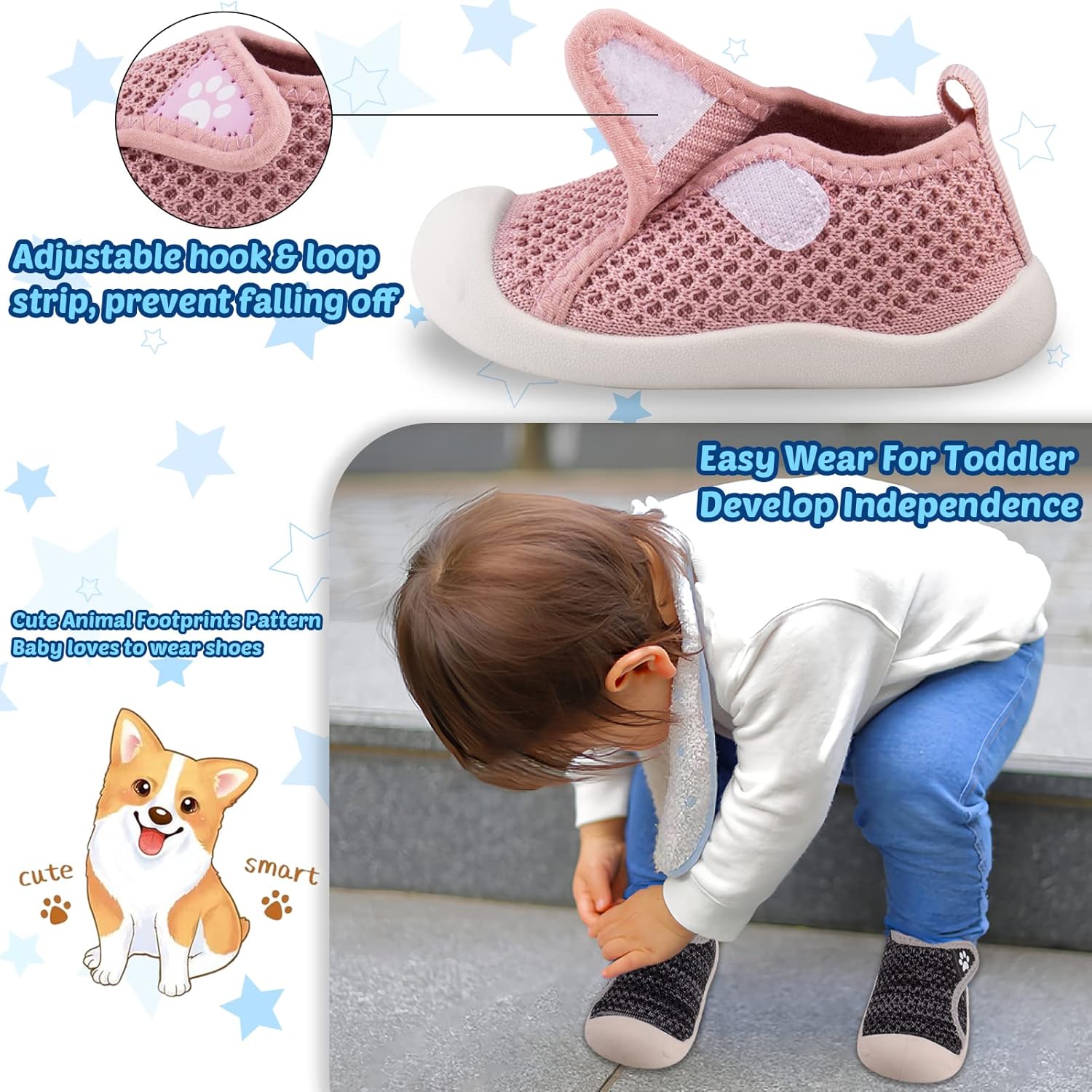 Charrost Toddler Baby Girl Boy First Walking Shoes Checkered Sneakers Sizes 3/4/5/6/7/8T. Soft