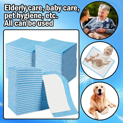 100 Pack Disposable Changing Pad,Baby Incontinence Changing Pads,High Absorbent Breathable