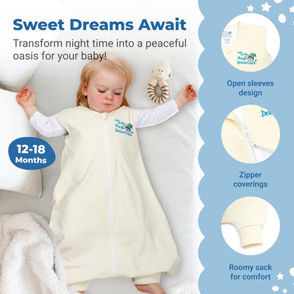 Magic Sleepsuit Baby Merlin's Cotton Baby Swaddle Transition Product - Soft and Cozy Design, Double