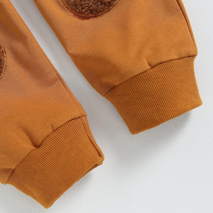 WZTYYDS Toddler Boy Clothes 2T 3T 4T 5T Fall Outfits Baby Pullover & Pants Sets Kids Winter 2Pcs